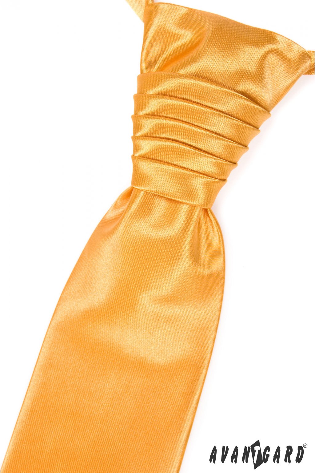 Lesklá žluto zlatá regata PREMIUM s kapesníčkem 577 - 9009