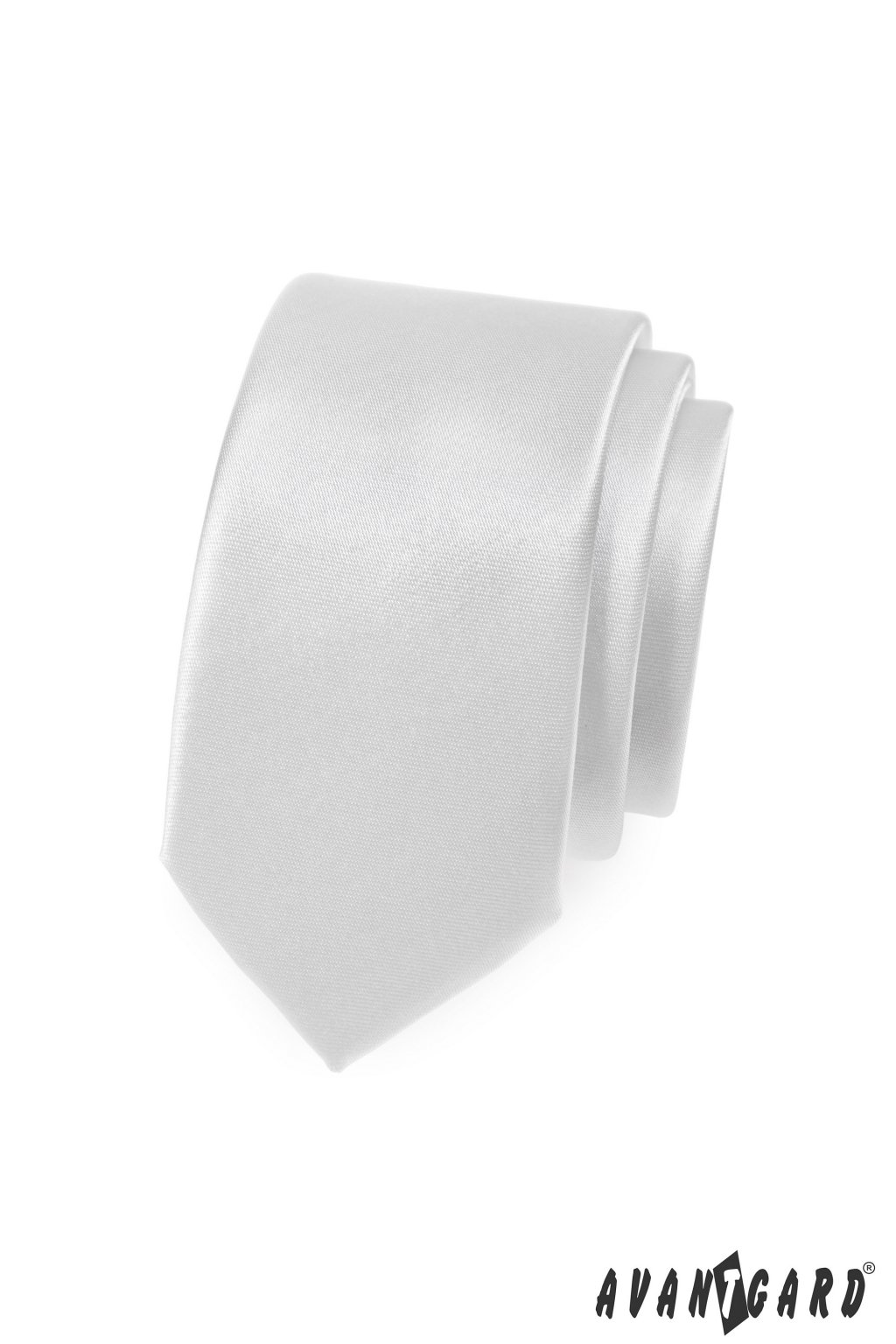 Bílá kravata Slim 551 - 721