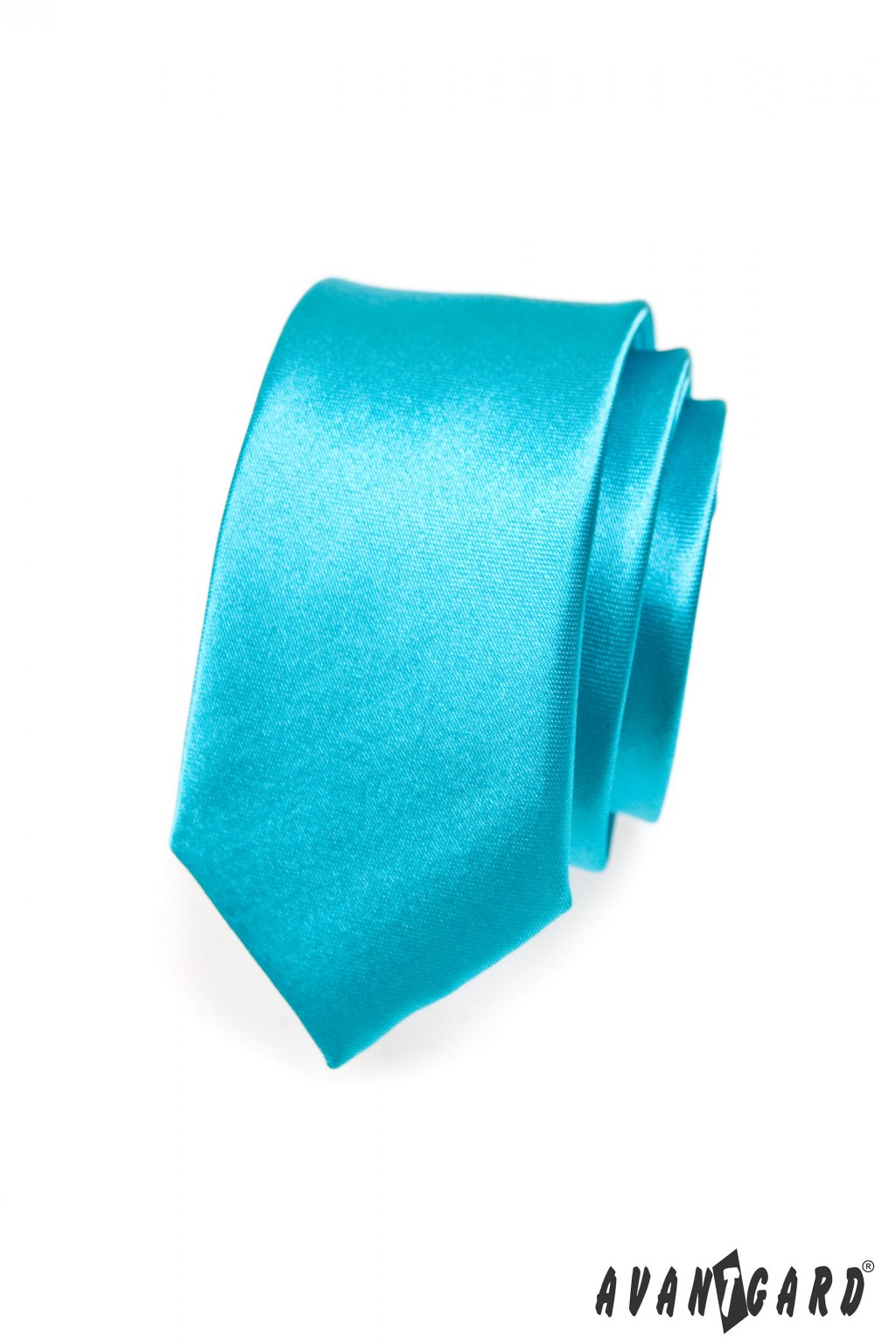 Tyrkysová kravata Slim 551 - 741