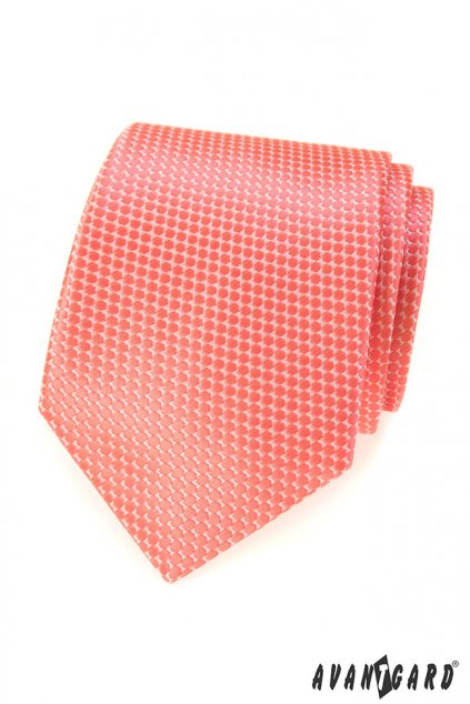 Lososová kravata se vzorkem 559 - 324