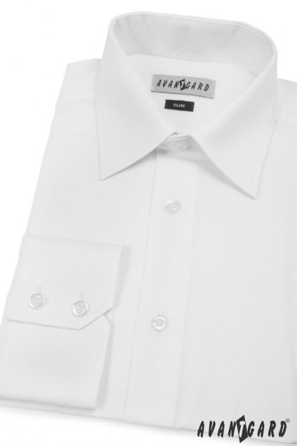 Pánská košile SLIM bílá 167 - 1