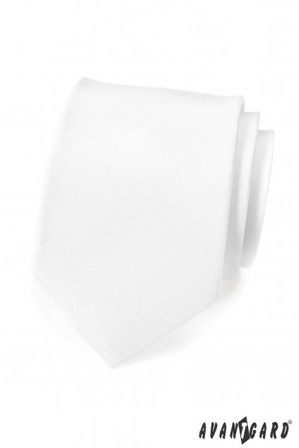 Bílá matná kravata 559 - 70103