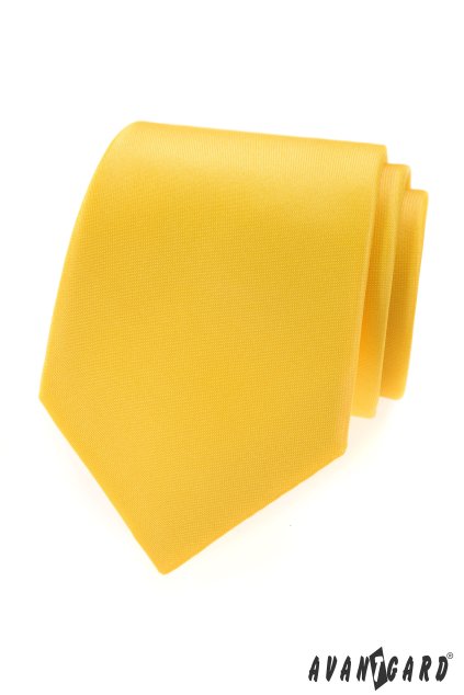 Kravata LUX žlutá mat 561-9927