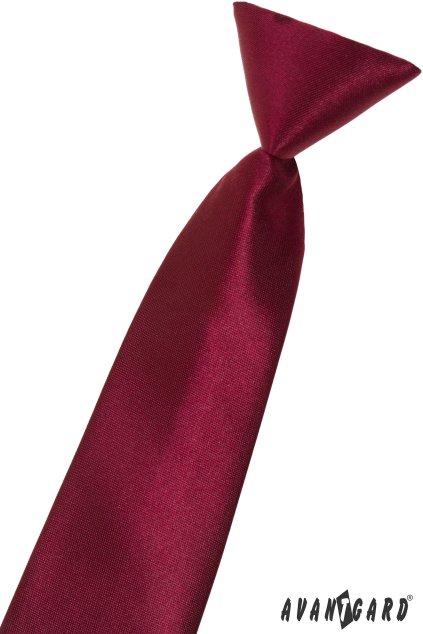 Chlapecká kravata bordó 558-754