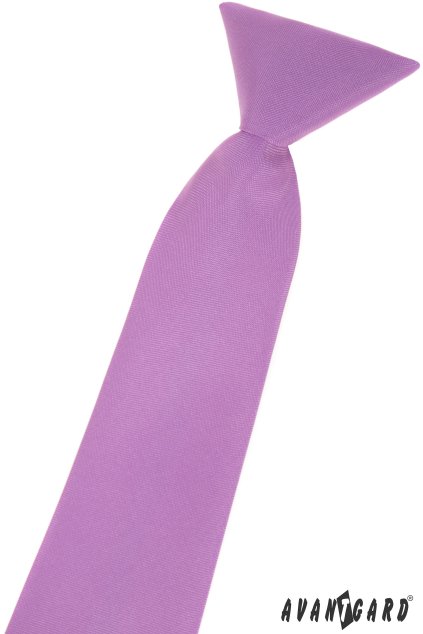 Chlapecká kravata lila mat 558-7997
