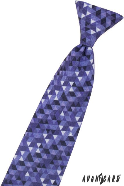 Chlapecká kravata fialová, barva roku 2022 558-2022