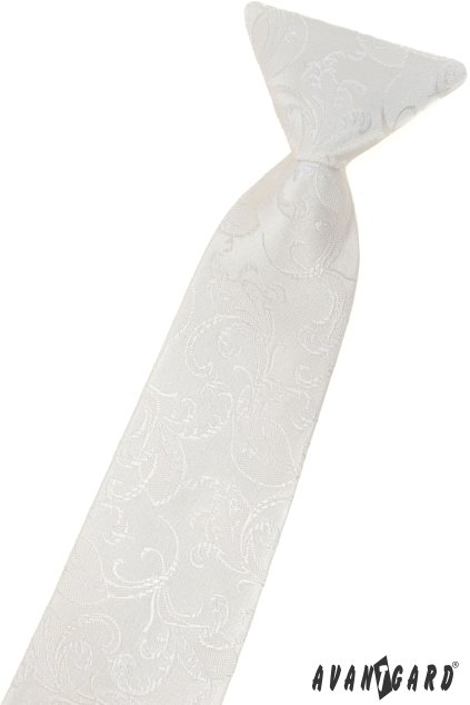 Chlapecká kravata smetanová 558-18