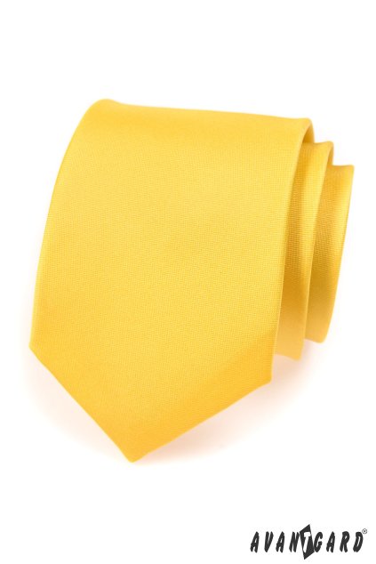 Kravata žlutá mat 559-7700