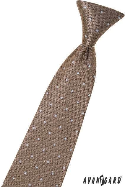 Chlapecká kravata béžová 548-22342