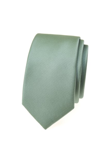Kravata SLIM LUX zelená 571-22380