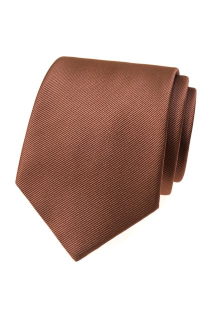 Kravata LUX hnědá 561-22388