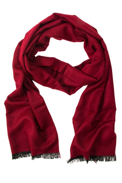 Šála bordó 957-01471