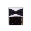 Set motýlek a ponožky černá s červeným puntíkem 779-05005