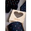 Kravata LUX modrá s puntíkem 561-05016