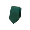 Kravata SLIM zelená mat 551-7924