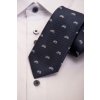 Kravata SLIM LUX modrá / vzor cyklistika 571-81398