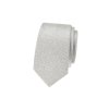 Kravata SLIM LUX stříbrná 571-81394