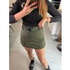 Sukňokraťasy s rozparkom - KHAKI