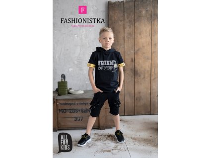 Fashionistka: SET letní ALL FOR KIDS černý