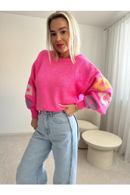 Svetr Spring růžový