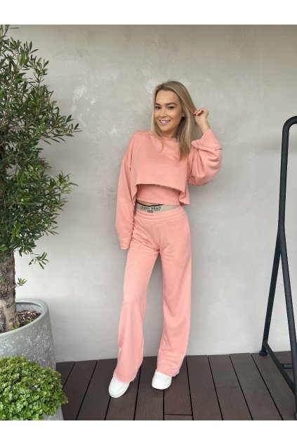 Trojdílná tepláková souprava Peach (Velikost S)