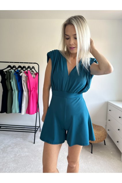 Overal Issy smaragdový