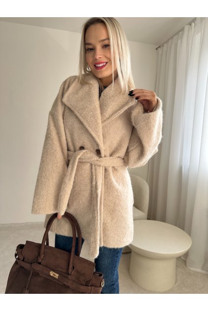 Kabátek Sandy smetanový