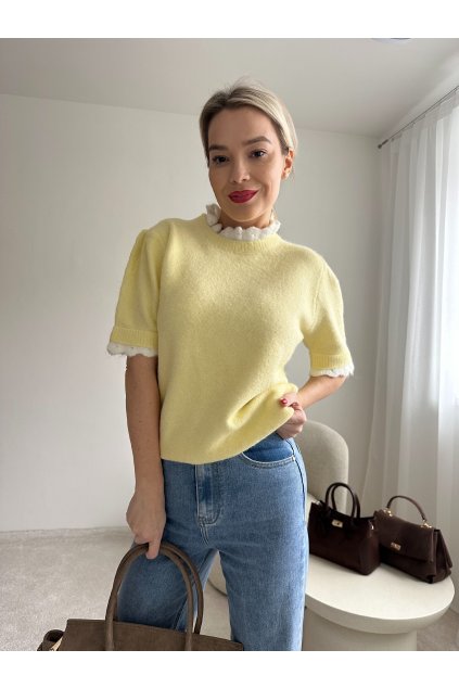Svetr Clara žlutý