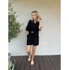 Komplet z viskozy černý
