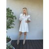 Košilové šaty Ema bílé