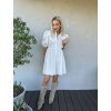 Košilové šaty Ema bílé