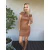 Šaty Amanda camel
