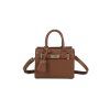 Kabelka Lea hnědá kůže