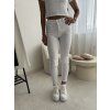 Slim fit bílé džíny