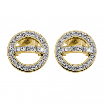 3882 nausnice kruh a pulkruh zlato