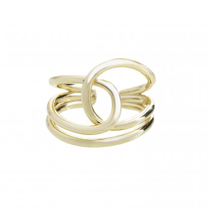 3696 prsten propojeny oblouk zlato