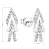 201051 1 stribrne nausnice sipky s kubickymi zirkony v bile barve 11018