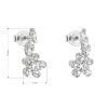 201060 1 stribrne nausnice kyticky s kubickymi zirkony v bile barve 11022