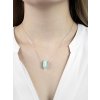 9624 2 stribrny nahrdelnik s kristalem amazonite c stribro 925 1000