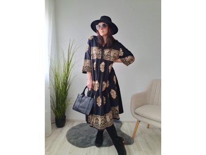 Vyšívané šaty Gold