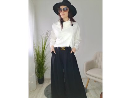 Překládaný top Lina / Bílý