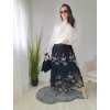 Krajková vyšívaná sukně