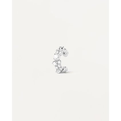 Bubble ear cuff silver  PDPAOLA