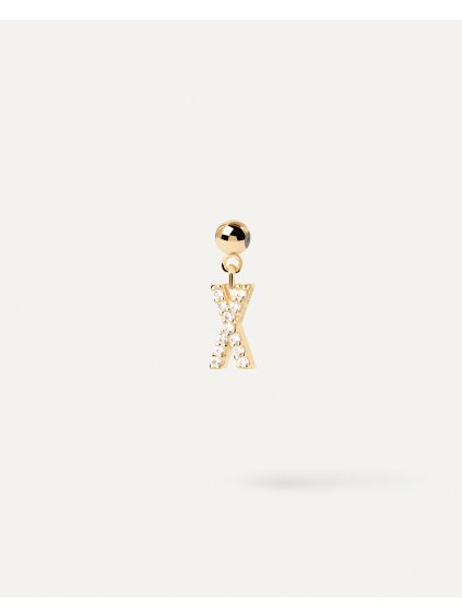 10817 2 privesek s monogramem x charm