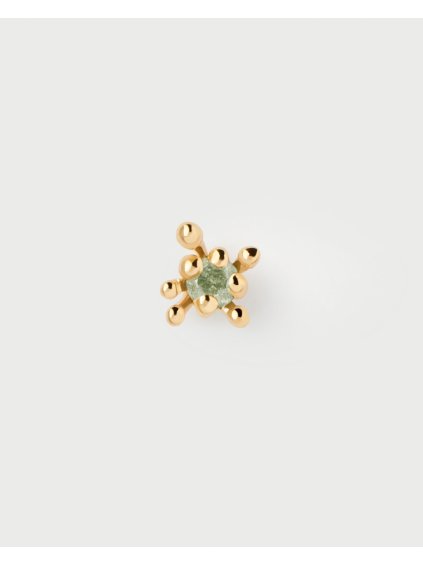11829 8 piercingova nausnice green fleur