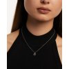10122 5 stribrny nahrdelnik s pismenem c