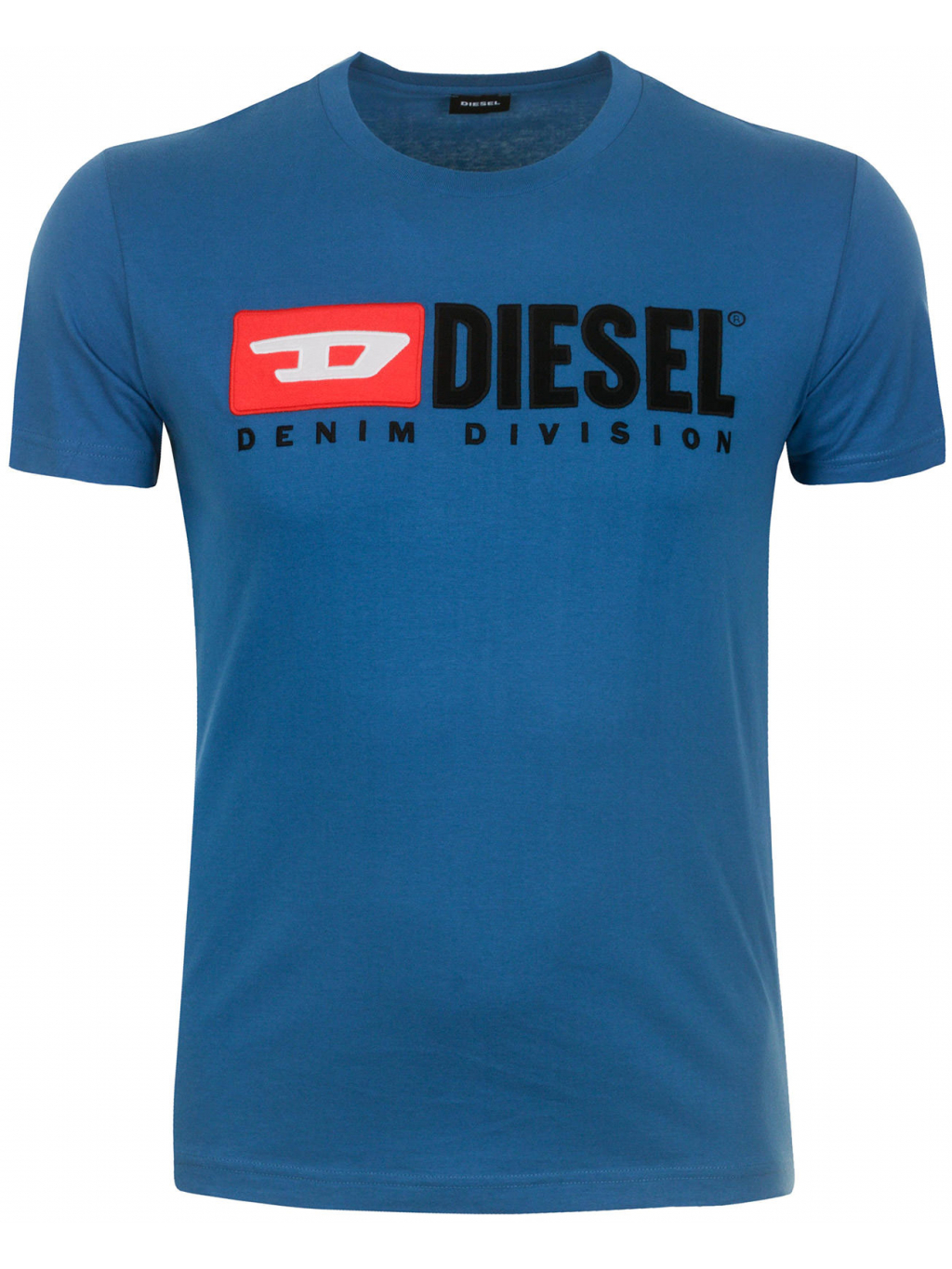Pánské modré tričko Diesel s velkým našitým logem