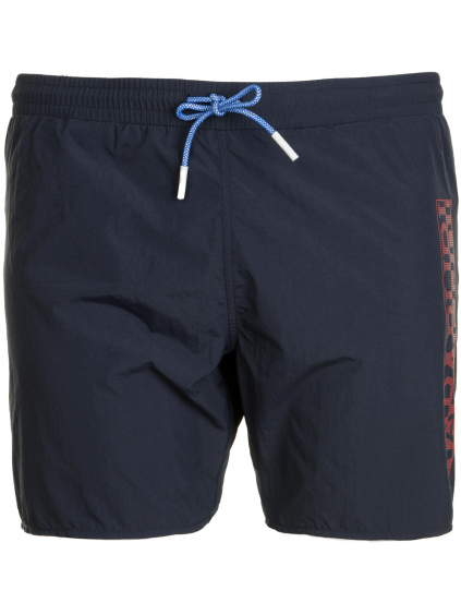 Pánské tmavě modré plavky s potiskem Napapijri