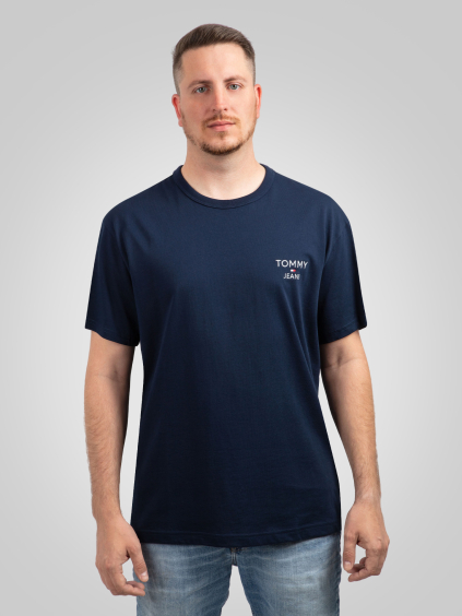 Tommy Jeans tričko extra volné tmavě modré