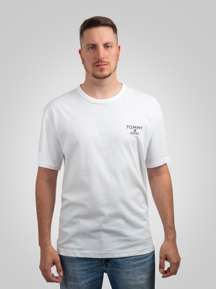 Tommy Jeans tričko extra volné bílé